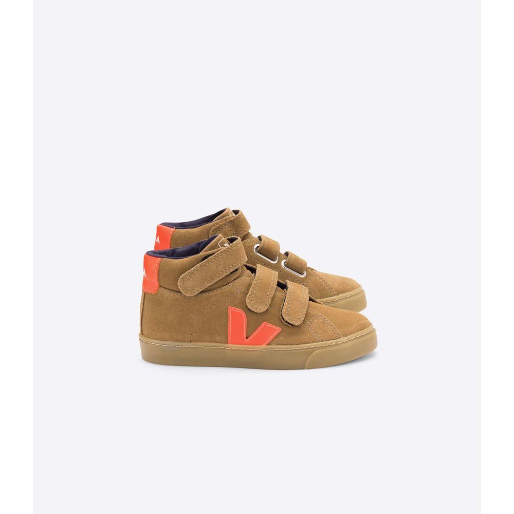 ψηλα παιδικα Veja ESPLAR MID SUEDE καφε | GR 679PJJ